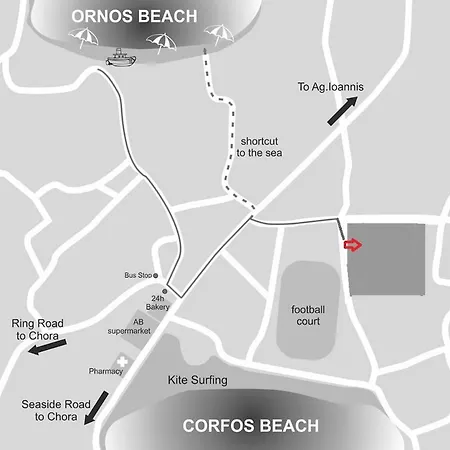 Apartamento Mykonian Style Pool House 1 W Night Security Guard *