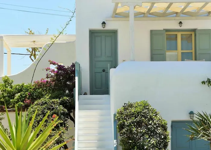 Mykonian Style Pool House 1 W Night Security Guard * Ορνός