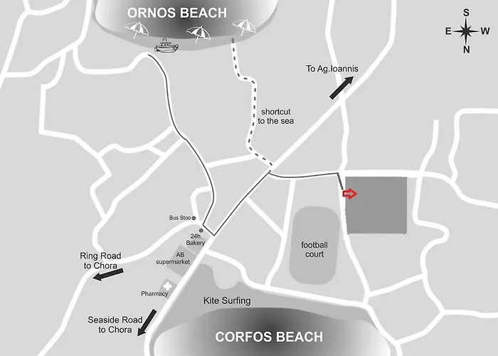 Apartment Mykonian Style Pool House 1 W Night Security Guard *