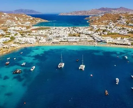 Mykonian Style Pool House 1 W Night Security Guard Appartement *