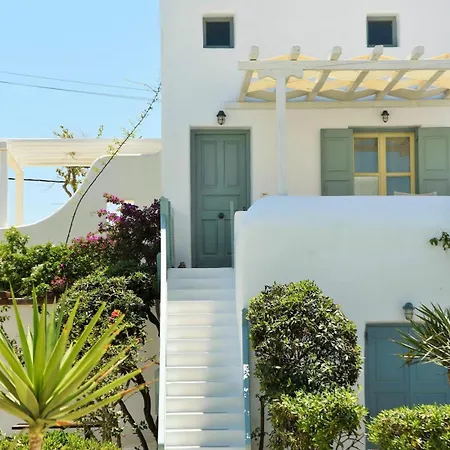 Mykonian Style Pool House 1 W Night Security Guard * オルノス