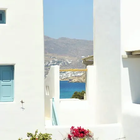 Mykonian Style Pool House 1 W Night Security Guard Διαμέρισμα Ορνός